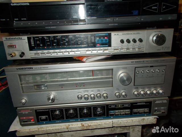 Винтажный тюнер Videoton + grundig цифровой
