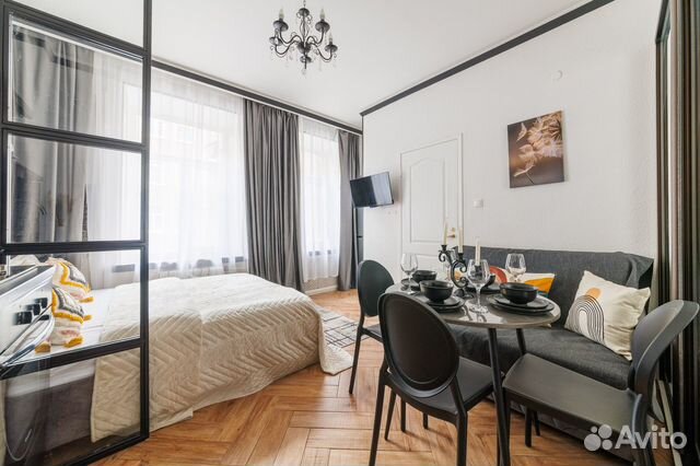

Квартира-студия, 20 м², 2 кровати