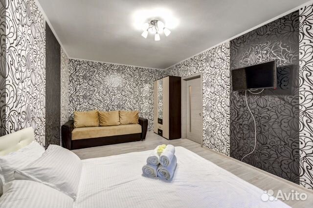 

1-к. квартира, 42 м², 2 кровати