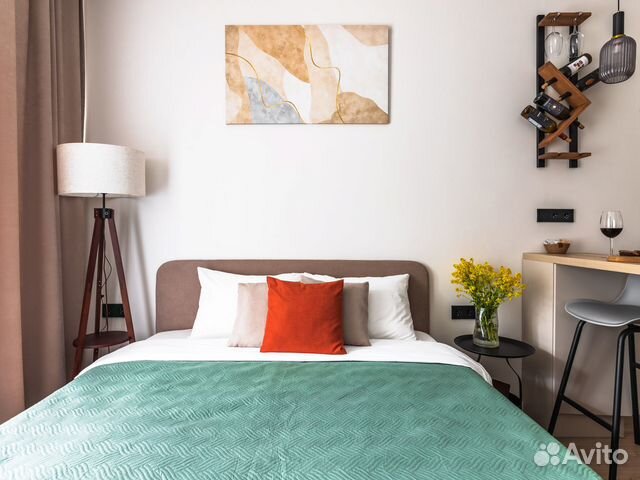 

Квартира-студия, 27,5 м², 1 кровать