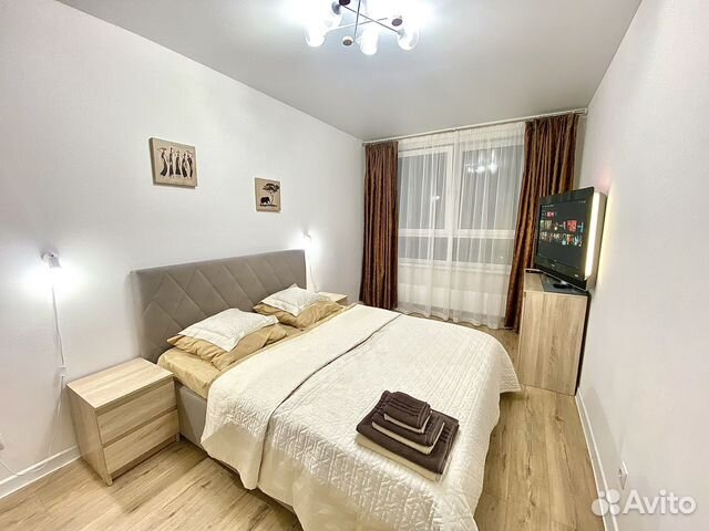 

1-к. квартира, 40 м², 3 кровати