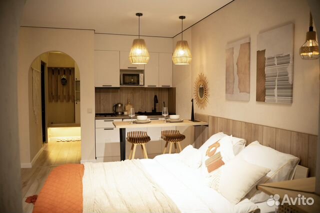 

Квартира-студия, 25 м², 1 кровать