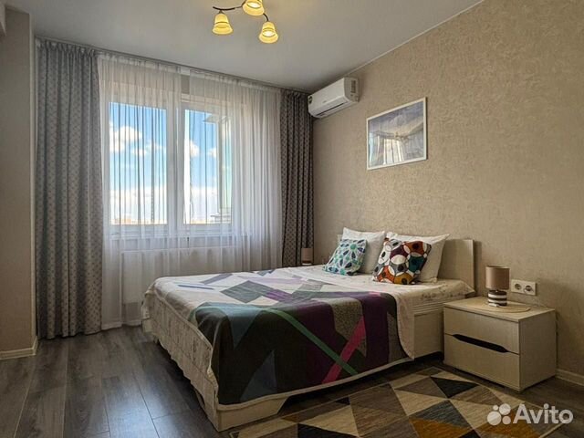 

1-к. квартира, 44 м², 2 кровати