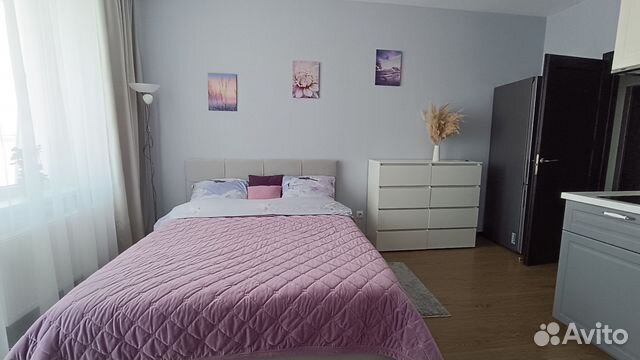 

Квартира-студия, 27 м², 2 кровати