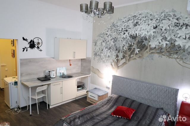 

Квартира-студия, 38,5 м², 2 кровати