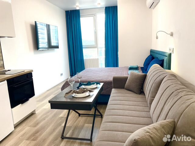 

Квартира-студия, 24 м², 2 кровати