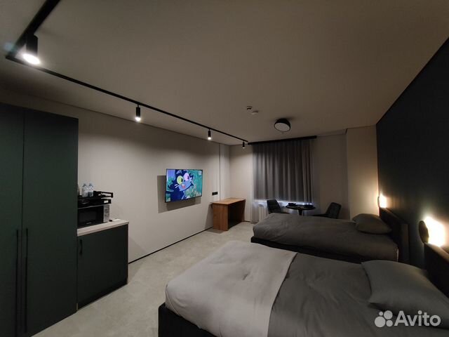

Квартира-студия, 24 м², 2 кровати