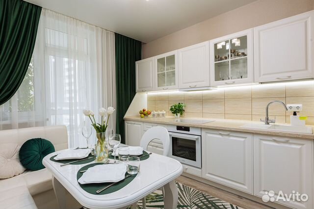 

1-к. квартира, 44 м², 2 кровати