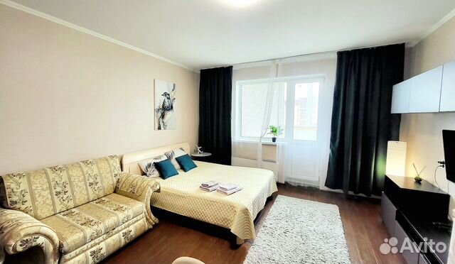 

Квартира-студия, 30 м², 3 кровати
