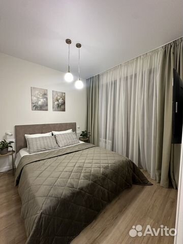 

1-к. квартира, 38 м², 2 кровати