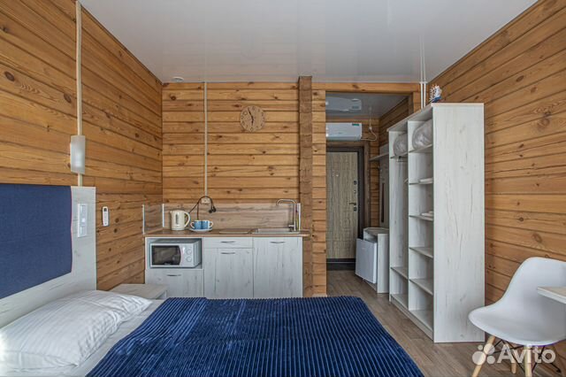

Квартира-студия, 19 м², 2 кровати
