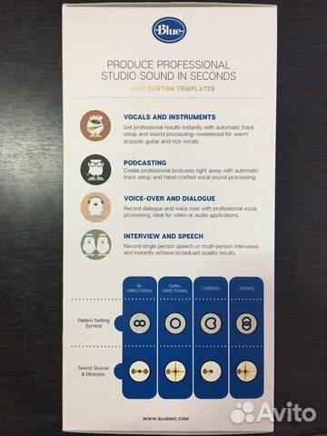 Студийный микрофон blue yeti PRO studio