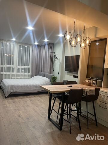 

Квартира-студия, 42 м², 2 кровати