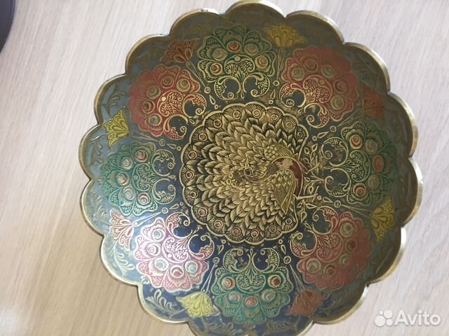 Ваза для фруктов. Бронза