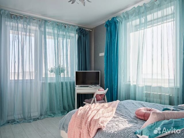 

1-к. квартира, 37 м², 2 кровати