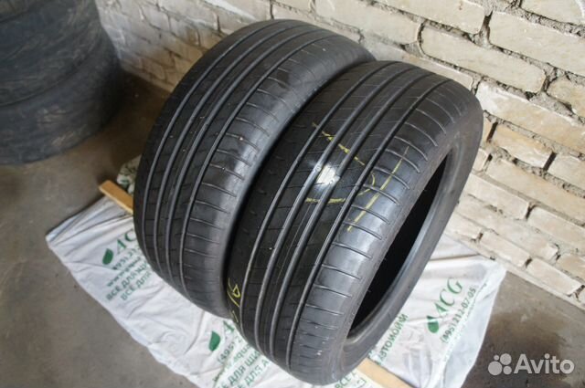 Летние шины бу R16 205/55/16 Goodyear пара