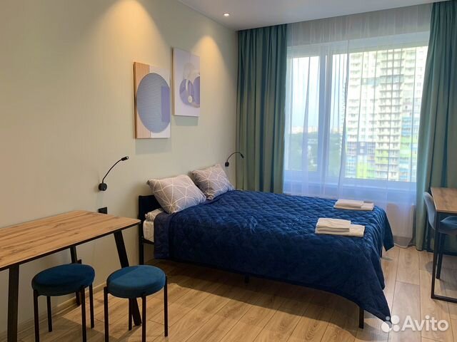 

Квартира-студия, 26 м², 2 кровати