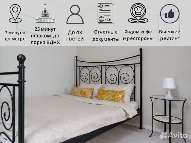 

1-к. квартира, 33 м², 2 кровати