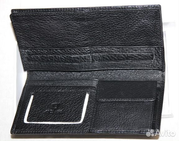 Мужской кожаный кошелек купюрник Dupont black Мужской кожаный кошелек купюрник Dupont black