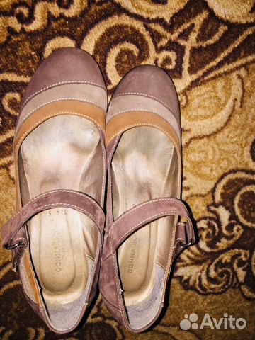 Туфли женские натуральная замша