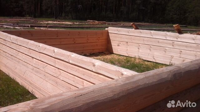 Сруб бани 4x5 + 2 м терраса + мансарда Сруб бани 4x5 + 2 м терраса + мансарда