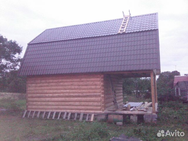 Сруб 6Х6М+ 2метра открытая терраса и мансарда Сруб 6Х6М+ 2метра открытая терраса и мансарда