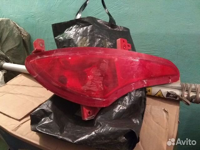 Задний противотуманный фонарь Hyundai Solaris