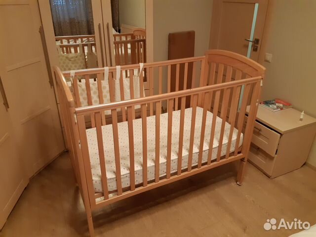 Детская кровать Mothercare Bedside + матрас