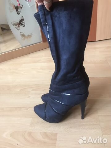 Сапоги на скрытой платформе 37