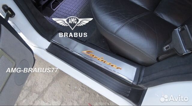 Пороги с подсветкой Lorinser S class W140