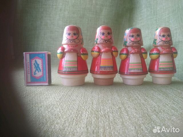 Деревянные фигурки-матрешки