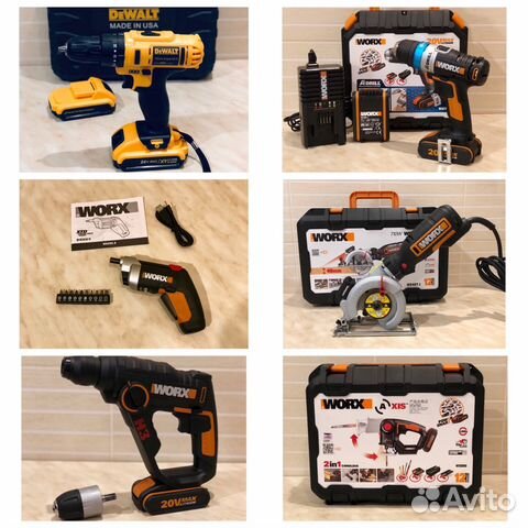 Новые инструменты Worx, Makita, Bosch, SATA