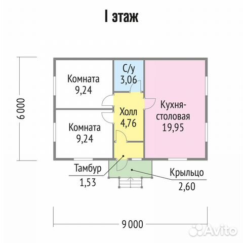 Дом 54 м2 под ключ. Ипотека.Сертификаты. Гарантия Дом 54 м2 под ключ. Ипотека.Сертификаты. Гарантия