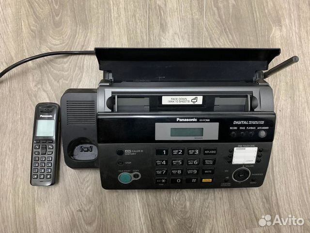 Новый факс / радио телефон Panasonic KX-FC968RU Новый факс / радио телефон Panasonic KX-FC968RU