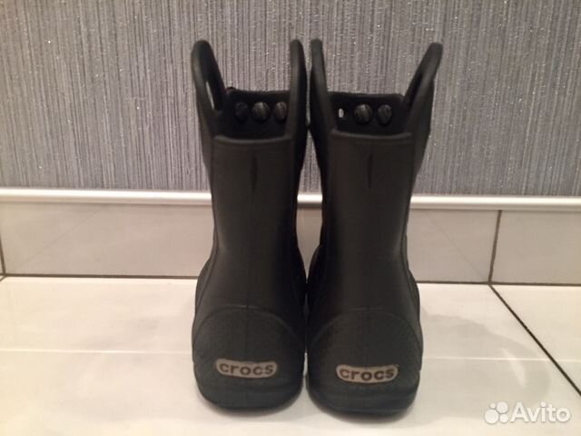 Crocs резиновые сапоги с Jibbitz размер 10 (27)