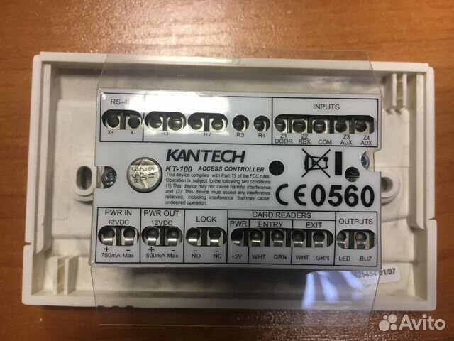 Контроллер KT-100(Kantech kt-100 Installation Man) 89111759394 купить 2