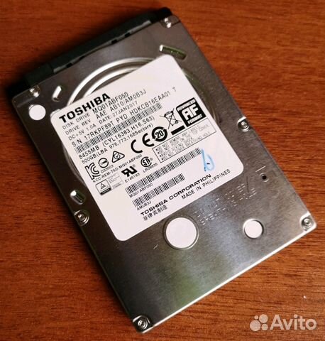 Toshiba MQ01ABFxxx 2.5