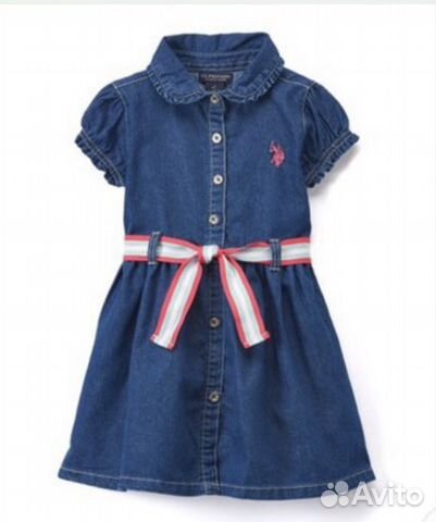 Платье U.S.Polo assn, оригинал, 5 лет