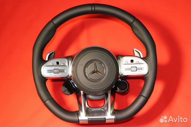 AMG руль Mercedes W290 / W463 чёрная кожа амг AMG руль Mercedes W290 / W463 чёрная кожа амг