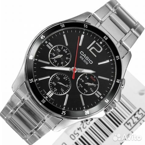 Casio MTP-1374D-1A Новые мужские часы хронограф