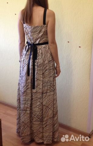 Вечернее шелковое платье Вечернее шелковое платье