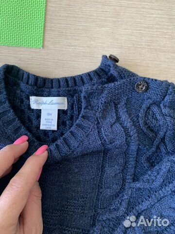 Свитер Ralph Lauren, р.18 мес, хб