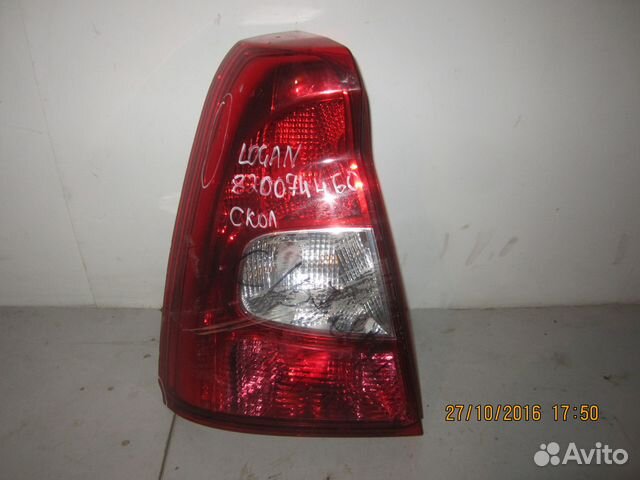 Фонарь левый бу Renault Logan (скол) (скл-3)