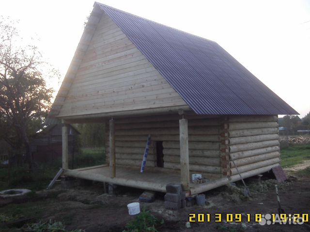 Сруб дома 6x5+ 2