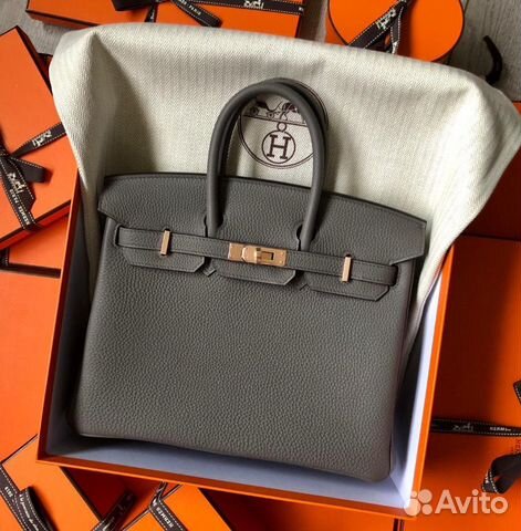 birkin 30 gris etain