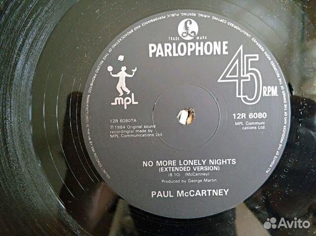 Paul McCartney - No more lonely nights LP new