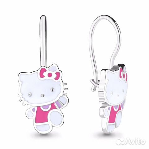 Hello kitty серебряные украшения