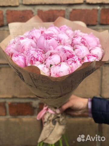 Пионы 9 15 25 51 101 пион с доставкой букеты цветы