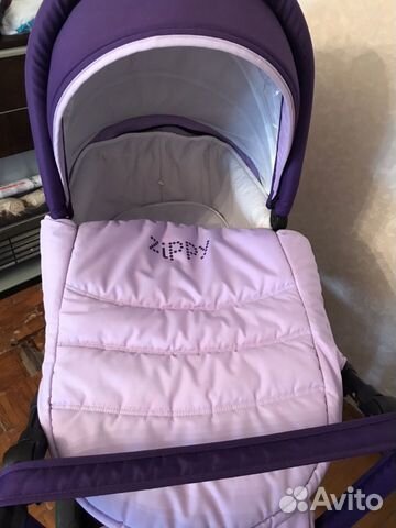 Коляска детская Tutiz zippy 2в1 +автолюлька в пода