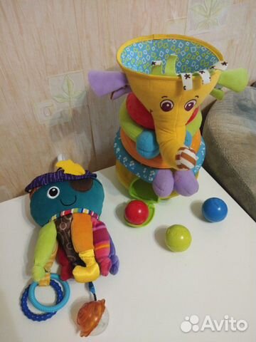 Слоник Tiny Love и Осьминог Lamaze Слоник Tiny Love и Осьминог Lamaze